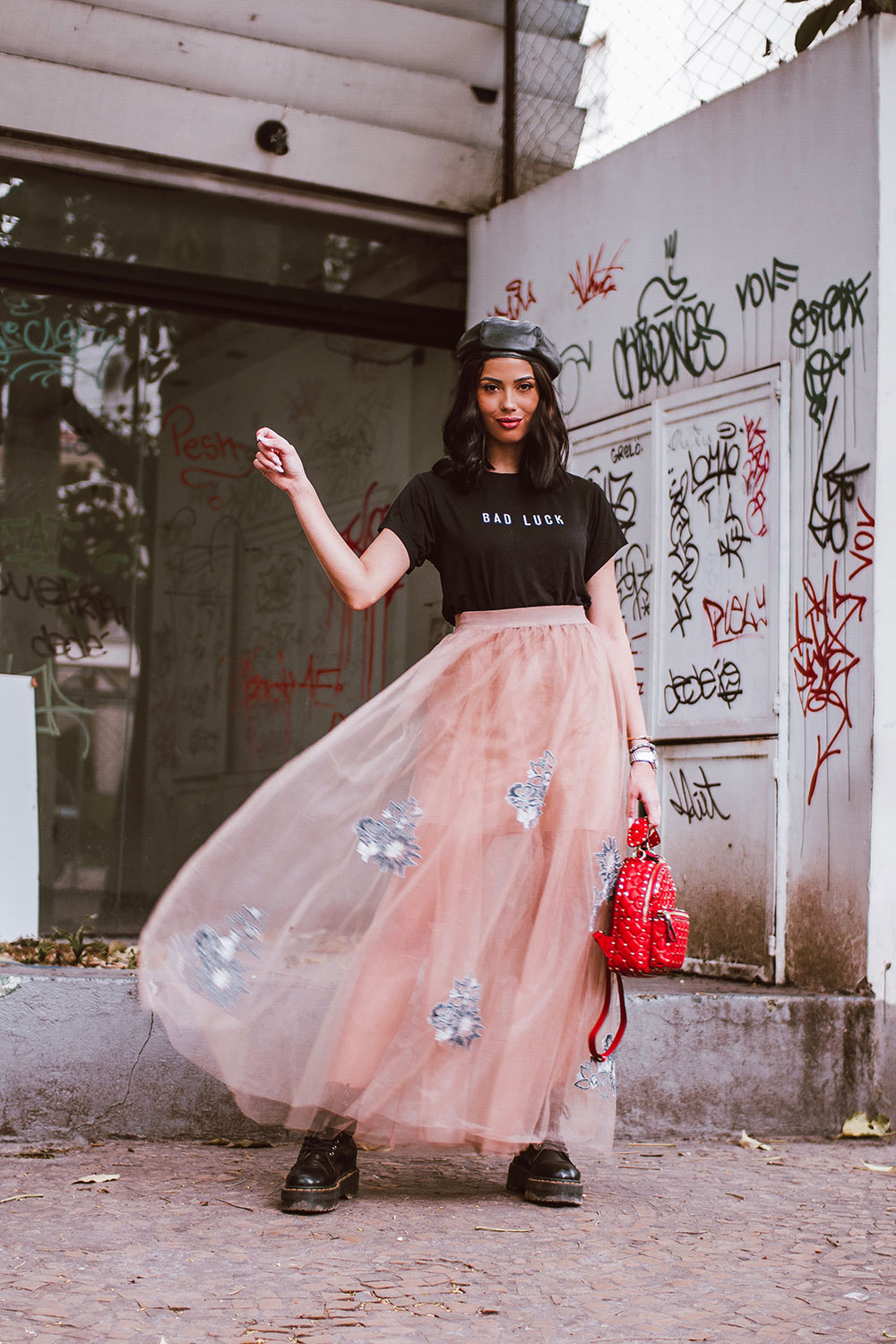 Styling a Long Tulle Skirt